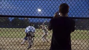 Taylor Davidson, photographing baseball