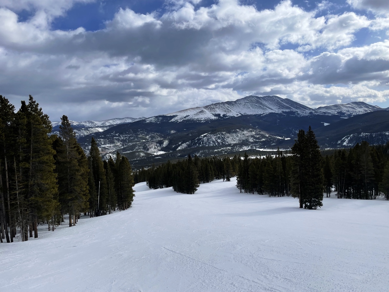 Sunny day at Breckenridge Ski Resort, Colorado